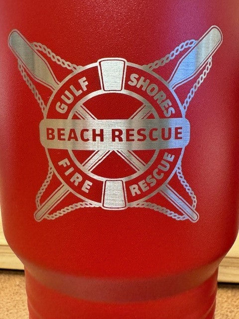 30 oz. Gulf Shores Beach Rescue Stainless Tumblers