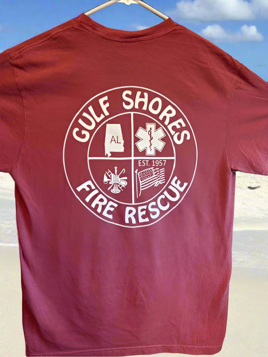 Adult  Crimson GSFR Comfort Color T-shirt