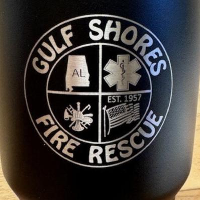 30 oz. Gulf Shores Fire Rescue Stainless Tumblers