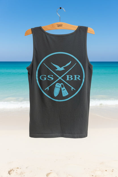 Adult  Pepper Gulf Shores Beach Rescue Comfort Color Tank Top
