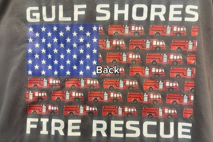 Adult Pepper Gulf Shores Fire Rescue Comfort Color T-shirt